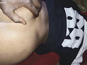 mrbojay fucks his new mature bitch mrsz with big cock in pussy ass till she squirts while masturbating