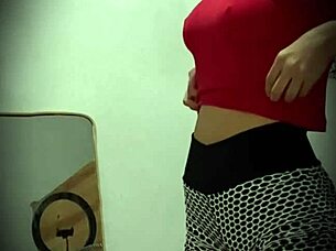 Hidden Camera Captures Busty Colombian Model With Perfect Body In Public Spying