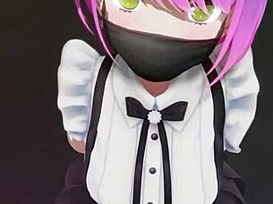 towa gives me her special service with footjob blowjob and jerk off instructions till cum