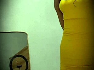 Hidden Camera Captures Busty Colombian Model With Perfect Body In Public Spying