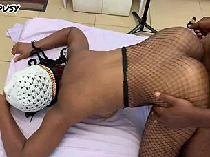 big cock college student massages teacher's wet pussy until she cums multiple times