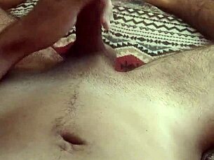 Hot Milf Kisses and Masturbates Her Swollen Hairy Pussy.