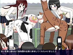 Femdom mistress dominates submissive partner intensely