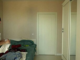 Pretty Brunette Tries On Skirts, Pants, Tops, And Blouses In Homemade Workout Session