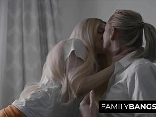 School Teens Anny Aurora And Kenzie Reeves In Passionate Evening Fuck