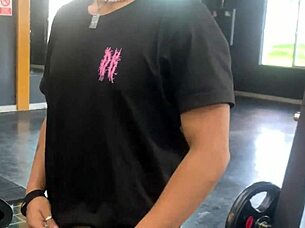 Maluma Moans With Me From The Front In Fitness Routine