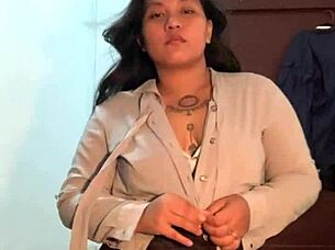 Slutty Asian Strip Tease