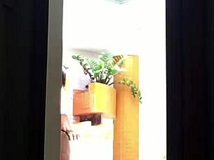 hotwife enjoys orgasm with black bull after pool bath in front of cuckold