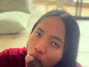 Amateur couple enjoys time with neighbor