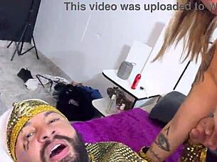 Feel that huge cock pulsing inside!