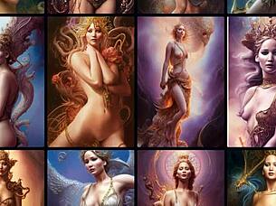 Jennifer Lawrence as Celebrity Goddess