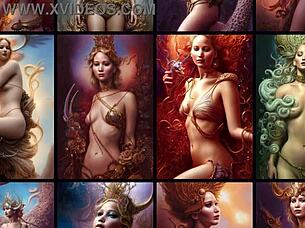 Jennifer Lawrence as Celebrity Goddess