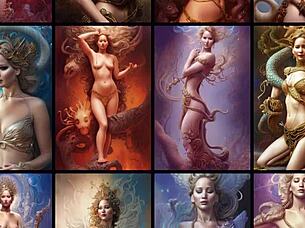 Jennifer Lawrence as Celebrity Goddess