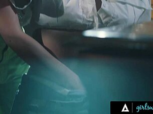 gorgeous chanel camryn has romantic passionate sex with scarlett alexis on piano