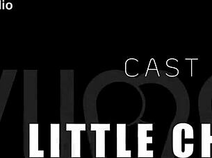 Extra small 18+ teen 18+ slut little 18+ chloe gets fucked by 1 2 3 guys and then gangbanged by all 5 of them dp and pee drinking