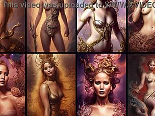 Jennifer Lawrence as Celebrity Goddess