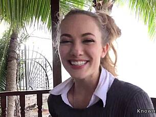 my hot ass girlfriend fux in the patio with a monster cock