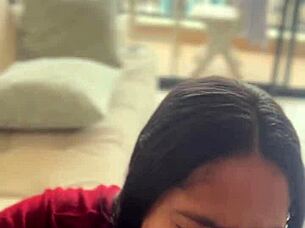 Amateur couple enjoys time with neighbor