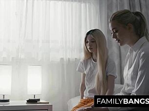 School Teens Anny Aurora And Kenzie Reeves In Passionate Evening Fuck