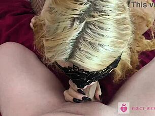 i messed my hair but sucked teen in lingerie pov