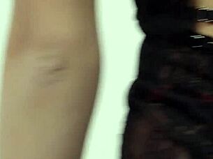 Anie Darling and Christy White, you're touching each other's bodies sensually right in front of the husband.