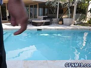 Intense CFNM Session with Redhead Cum Dumped