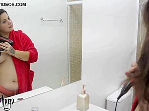 Feeling passion sliding big cock into tight pussy