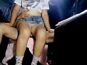 is mexican teen getting anal cumshot?