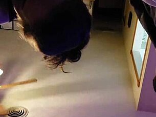 slut gf sucking my dick at home