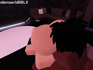 pounding the blonde bimbo with monster cock