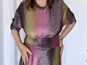 granny delivers intense titty fuck and blowjob for huge cumshot on natural tits