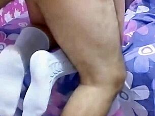 Schoolgirl and teacher fuck the sexy Mexican teen after class, giving her a huge creampie!