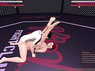 Kinky fight club where losing means riding with Kat