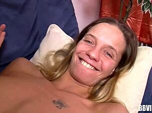 Is Blonde German Hottie Masturbating with Toys?