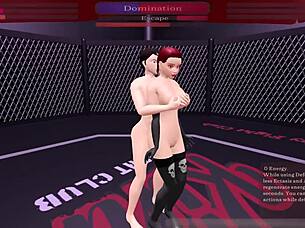 Kinky fight club where losing means riding with Kat