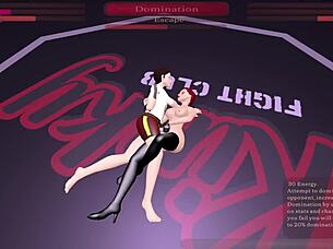 Kinky fight club where losing means riding with Kat