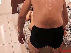 I'm preparing my daughter-in-law's ass for a good fuck.