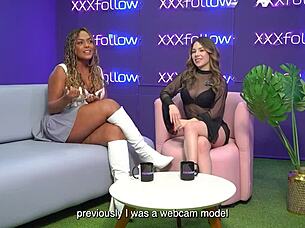 Latina Milf Carla Morelli Has Hard Sex With Maxx Betancur And Almost Gets Out Of Control With Interviewer Dani Ortiz - Xxxfollow Session 9