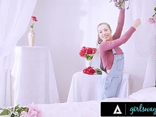 Girlsway - Photographer Siri Dahl Has Romantic Sex With The Local Florist After Her Model Cancelled