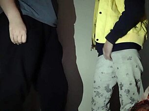 Stepmom watches me masturbate before sex