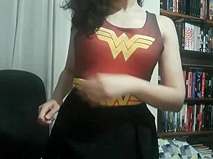 I'm showing off my perfect body while masturbating