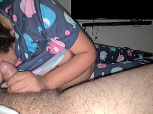 pregnant stepsister allows cum inside despite being knocked up already