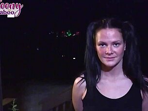 daisy garcia begs 'fuck me' for cheerleader squad anal