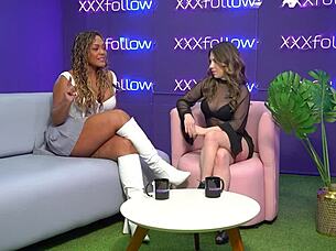 Latina Milf Carla Morelli Has Hard Sex With Maxx Betancur And Almost Gets Out Of Control With Interviewer Dani Ortiz - Xxxfollow Session 9