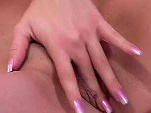 Curvy brunette deepthroats in steamy bathroom