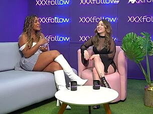 Latina Milf Carla Morelli Has Hard Sex With Maxx Betancur And Almost Gets Out Of Control With Interviewer Dani Ortiz - Xxxfollow Session 9