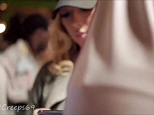 bubble butt candid getting creeped on during concert