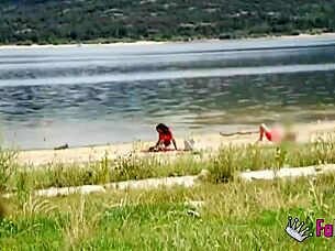 Luna black x gets fucked on the beach in quickie blowjob 😘