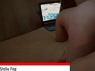 Sexy Stella Fog Gets Face Fucked And Cum On Tits