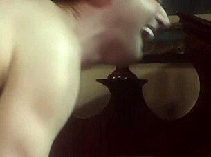 Summer Storm, sexy blonde milf, engages in intimate bed scene